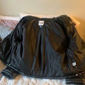 Black puffer jacket